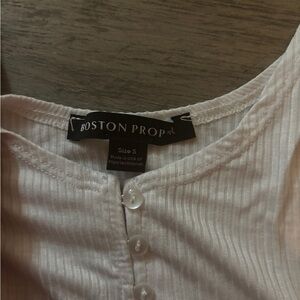Boston Proper Women's White Tank Top